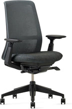 Haworth Soji Office Chair with Ergonomic Adjustments, Flexible Mesh Back (Charcoal)