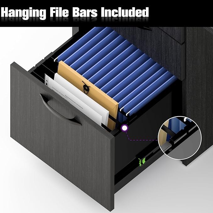 100.4" U-Shaped Executive Computer Desk with Lockable File Cabinets, Large Home Office or Business Workstation with Drawers, Cable Management (Gray)