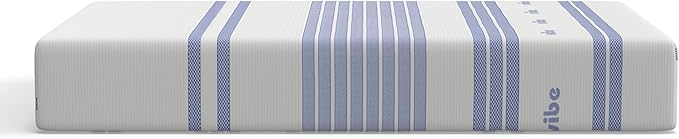 Vibe Gel Memory Foam Mattress, 12-Inch CertiPUR-US Certified Bed-in-a-Box, Twin, White