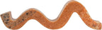 Bloomingville Marble Wave Double Taper Candle Holder, Pink