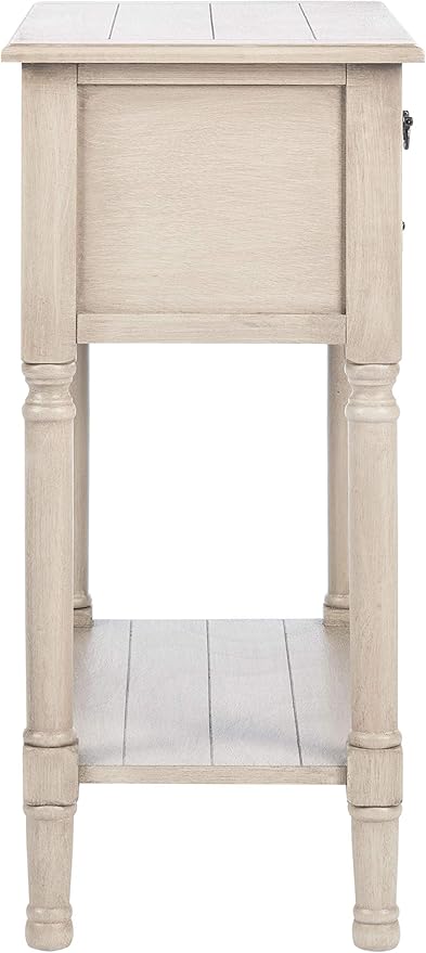 SAFAVIEH Home Collection Primrose Greige 3-Drawer Console Table