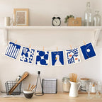 Morigins Swedish Dishcloths for Kitchen 6 Pack Blue Cellulose Sponge Cloths Non Scratch Reusable Paper Towels Biodegradable and Reusable Kitchen Dish Rags (Klein Blue)