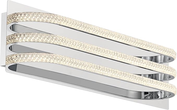 Possini Euro Design Possini Euro Diana 23 1/2" Wide Chrome LED Bathroom Vanity Light