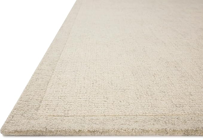 Loloi Magnolia Home by Joanna Gaines Henley Collection HNY-01 Ivory/Smoke 2'-6" x 9'-6" Runner Rug