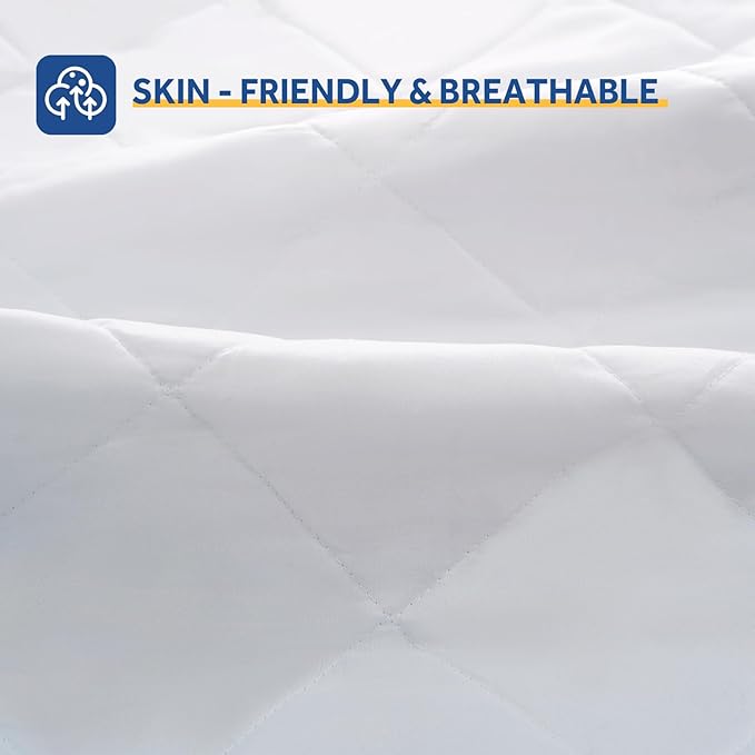 Sealy Heated Mattress Pad Queen Size Single Control for 2 Zones, 9 Heated Settings & 1-9 Hours Auto Shut Off, Luxury Quilted Bed Warmer with ETL Certified, Soft Extra-Cozy Fabric