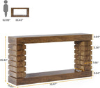 Tribesigns 70.8-Inch Long Console Table, Wood Entryway Table with Storage, Narrow Sofa Table Couch Table for Living Room Entryway Hallway
