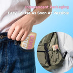 Cooling Body Wipes, Individually Wrapped Biodegradable Shower Wipes, Cooling Towels for the Gym, Workout, Hiking, Travel, and Sport, Oversized and Extra-Thick (12, Strawberry)