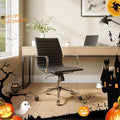 Chair, Desk Computer Chair ，with Armrests ，Ergonomic Office Chair for Home and Office, 17.32 x 22.83 x 35.43 inches, Multiple Colors (Black)