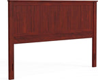 Glenwillow Home Wainscott Wood Panel Headboard in Cherry - King Size