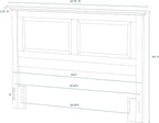 Glenwillow Home Arcadia Panel Headboard in Classic Cherry - Twin Size