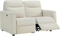 Zero Wall Recliner Sofa RV Loveseat Wall Hugger Power Recliner Chair with Comfortable Backrest High Wood Leg USB & Type C Dual Charge Ports for Living Room RV Furniture or Small Spaces