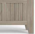 SIMPLIHOME Acadian Entryway Storage Bench - 48 inch Wide Solid Wood Hallway Seat in Distressed Grey, Transitional Bench for Entryway or Living Room with Lift-Up Lid and Spacious Storage