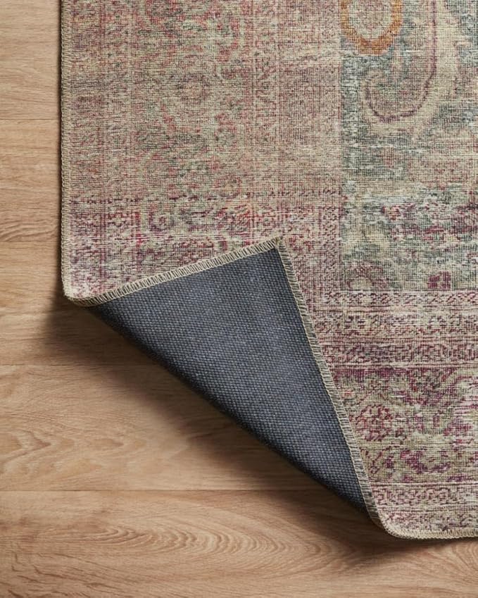 Loloi Amber Lewis Georgie Collection GER-03 Jade/Sunset 10'-0" x 14'-0", .19" Pile Height, Area Rug
