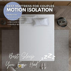 L’Baiet 8 Inch Gel Memory Foam Mattress, Twin Size - Bed in a Box - Medium Firm - Breathable Cooling-Gel Comfort Technology - Pressure Relief Comfy Support Soft Fabric Cover - CertiPUR-US Certified