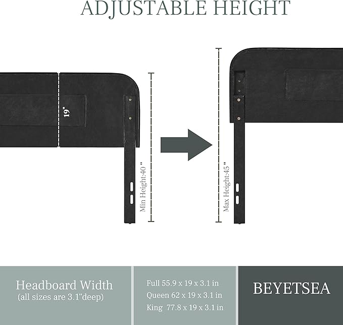 Tufted Upholstered Headboard,Button Solid Wood HeadBoards with Adjustable Height,Modern Performance Velvet Bed Head Boards,Easy Install&Nailhead (Pink, Queen)