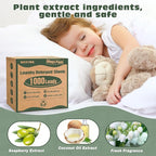 1000 Loads Mega Pack Laundry Detergent Sheets, Eco-friendly Laundry Sheets, Powerful Cleaning, Suitable for Homes, Dorms, and Apartments - [Fresh Scent]