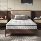 8 Inch Twin Mattress, Foam & Bonnell Springs Hybrid Mattresses, Fiberglass Free - No Odor - 365 Night Trial