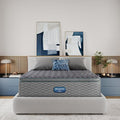 Beautyrest Days End Plush Pillow Top 14.75" Mattress - Cal King - Cooling Tech, Supportive Durable Pocketed Coils, Pressure Relief, Motion Separation; 100 Night Sleep Trial and 10 Year Warranty