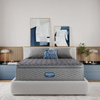 Beautyrest Days End Plush Pillow Top 14.75" Mattress - Cal King - Cooling Tech, Supportive Durable Pocketed Coils, Pressure Relief, Motion Separation; 100 Night Sleep Trial and 10 Year Warranty