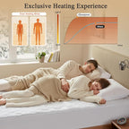 Beautyrest 3M Scotchgard Heated Mattress Pad - Electric Bed Warmer with 5 Heat Settings, 10 Hr Auto Shut Off Timer, All Around Elastic Deep Pocket, UL Certified, Machine Washable, White King