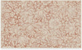 RUGGABLE x Morris & Co Washable Area Rug – Mallow Rust Red 3x5, Stain-Resistant, Non-Slip – Small Machine Washable Rugs for Living Room, Bedroom, Hallway, Entryway & Office–with Standard Pad