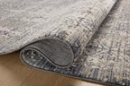 Loloi Amber Lewis Alie Collection ALE-04 Sky/Stone 2'-7'' x 10'-0'', .13'' Pile Height, Runner Rug
