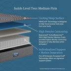 Beautyrest Days End Medium Firm 12" Hybrid Mattress - Twin - Cooling Tech, Supportive Durable Pocketed Coils, Pressure Relief, Motion Separation; 100 Night Sleep Trial and 10 Year Warranty