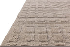 Loloi Amber Lewis Monty Collection MOT-06 Pebble/Beige 9'-2" x 13', .50" Pile Height, Area Rug