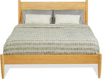 Camaflexi Mid-Century Panel Bed - King Size - Scandinavian Oak Finish