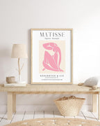 HesenDot Unframed Matisse Pink Wall Art,12x16in Canvas Prints Poster,Set of 3 Modern Abstract Wall Decor Posters,Minimalist Home Decoration for Living Room Bedroom Office