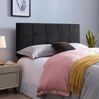 Christopher Knight Home Contemporary Upholstered Queen/Full Headboard, Black