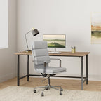 Laura Davidson Furniture SOHO II Tall Back Padded Management Chair (White)