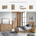 Signature Design by Ashley Hyanna Rustic 5 Drawer Chest, Rustic