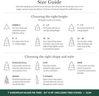 Balsam Hill European Silver Fir - Elegant Artificial Christmas Tree with True Needle Foliage Available Unlit or with LED Clear Lights, Unlit, 7'