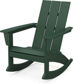 POLYWOOD® Modern Adirondack Rocking Chair, Green