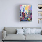 Richard Wallich 'Chicago 3' Canvas Art