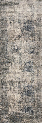 Loloi Teagan Collection TEA-05 Denim/Slate 7'-11" x 10'-6" Area Rug, Large, Soft Neutral Rug, High-Traffic for Living Room, Bedroom, Home Office, Dining Area