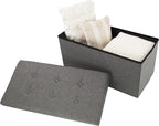 Storage Ottoman - 30-Inch Folding Tufted Footrest, Linen Chest, or Bench with Removable Bin for Living Room, Bedroom, or Dorm by Lavish Home (Gray)