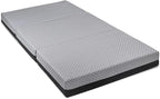 Milliard Dual Sided Premium Tri Folding Mattress, Memory Foam Foldable Mattress with Waterproof Washable Cover + Bonus Eye Mask Included