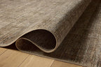 Loloi Amber Lewis Molly Collection MOL-07 Tobacco/Sage 2'-3" x 3'-10" Low Pile Accent Rug