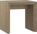 Henn&Hart 22" Wide Rectangular Side Table in Weathered Gray, for Home, Living Room, Bedroom, Entertainment Room, Office