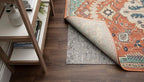 Mohawk Home 10' x 14' Non Slip Grip Rug Pad 3/8" Thick Dual Surface Felt Cushion + Rubber Gripper - Safe for All Floors