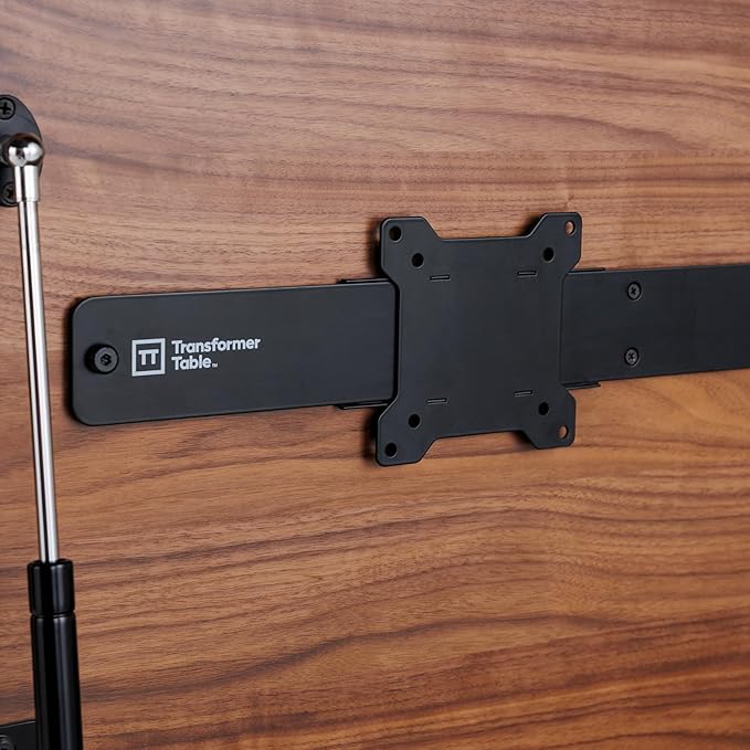 Transformer Table to Desk, Modern Home Office Desk with Storage, Foldable Desk to Dining Table, Multiuse Computer Desk, Work from Home Essentials (Dark Brown, Royal Walnut)