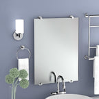 Gatco 1291 Modern Decor Wall Hook. Coat Hat Towel Robe Hook. For Entryway, Living, Kitchen, Bedroom, Bathroom. 2-hook. Chrome on Premium Brass.