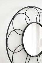 Kate and Laurel Arendahl Ornate Traditional Arched Scallop Mirror; 24 x 36; Antique Gold; Decorative Baroque Style Scalloped Arch Vintage Gold Mirror with Ornamental Crown