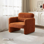 33.9'' Raindrop Velvet Fabric Accent Chair with Arms, Modern Single Sofa Chair Armchair Upholstered Comfy Reading Arm Chair for Bedroom, Living Room