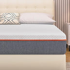 VECELO Charcoal Infused Memory Foam Full Mattress 8 Inch, Medium Firm Full Size Bed Mattress with Washable Cover for Full Bed Frame, Pressure Relieve, Fresh Cooling Comfort