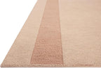 Loloi Leanne Ford Craven Collection CVN-01 Blush/Rose 3'-6" x 5'-6" Accent Rug Geometrical, Patterned, Neutral, Entryway, Mudroom, Bathroom, and Kitchen