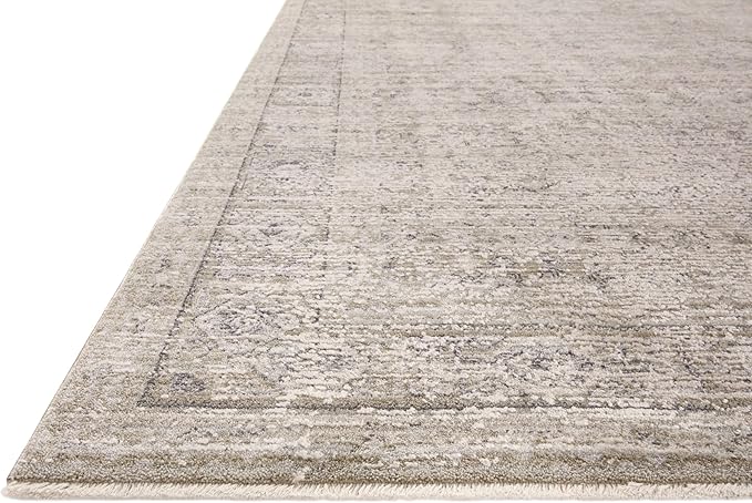 Loloi Amber Lewis Alie Collection ALE-03 Taupe/Dove 2'-7'' x 12'-0'', .13'' Pile Height, Runner Rug