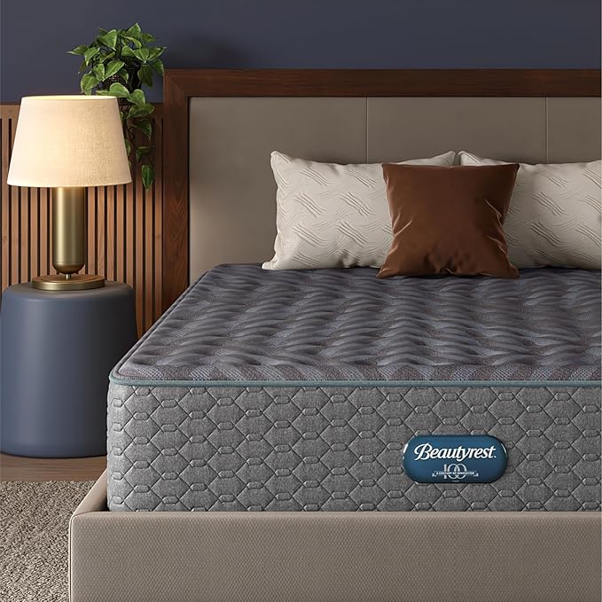 Beautyrest Days End Plush 14" Mattress - Cal King - Cooling Tech, Supportive Durable Pocketed Coils, Pressure Relief, Motion Separation; 100 Night Sleep Trial and 10 Year Warranty